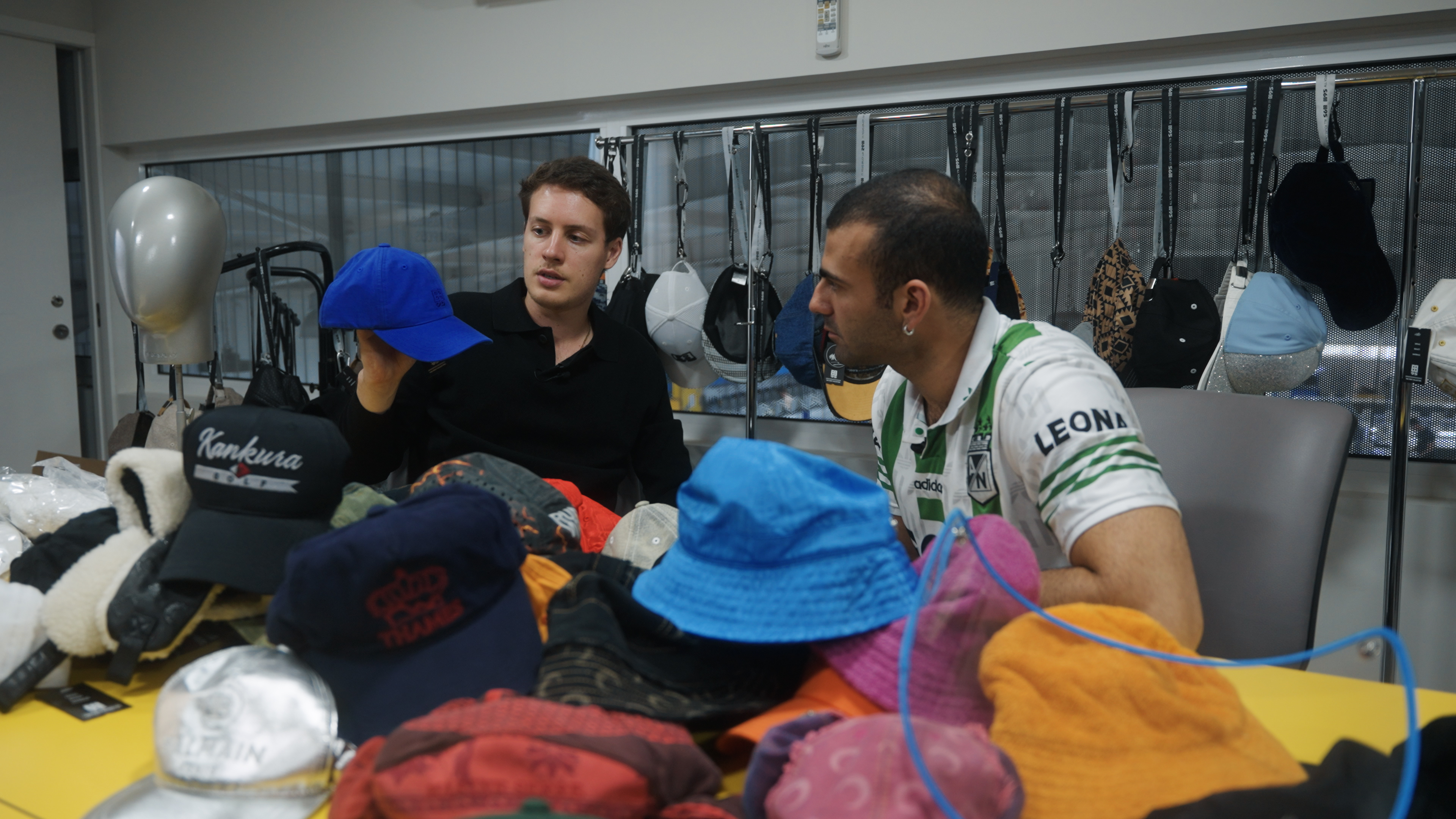 With Luis at bbHeadwear - Barcelos, Portugal