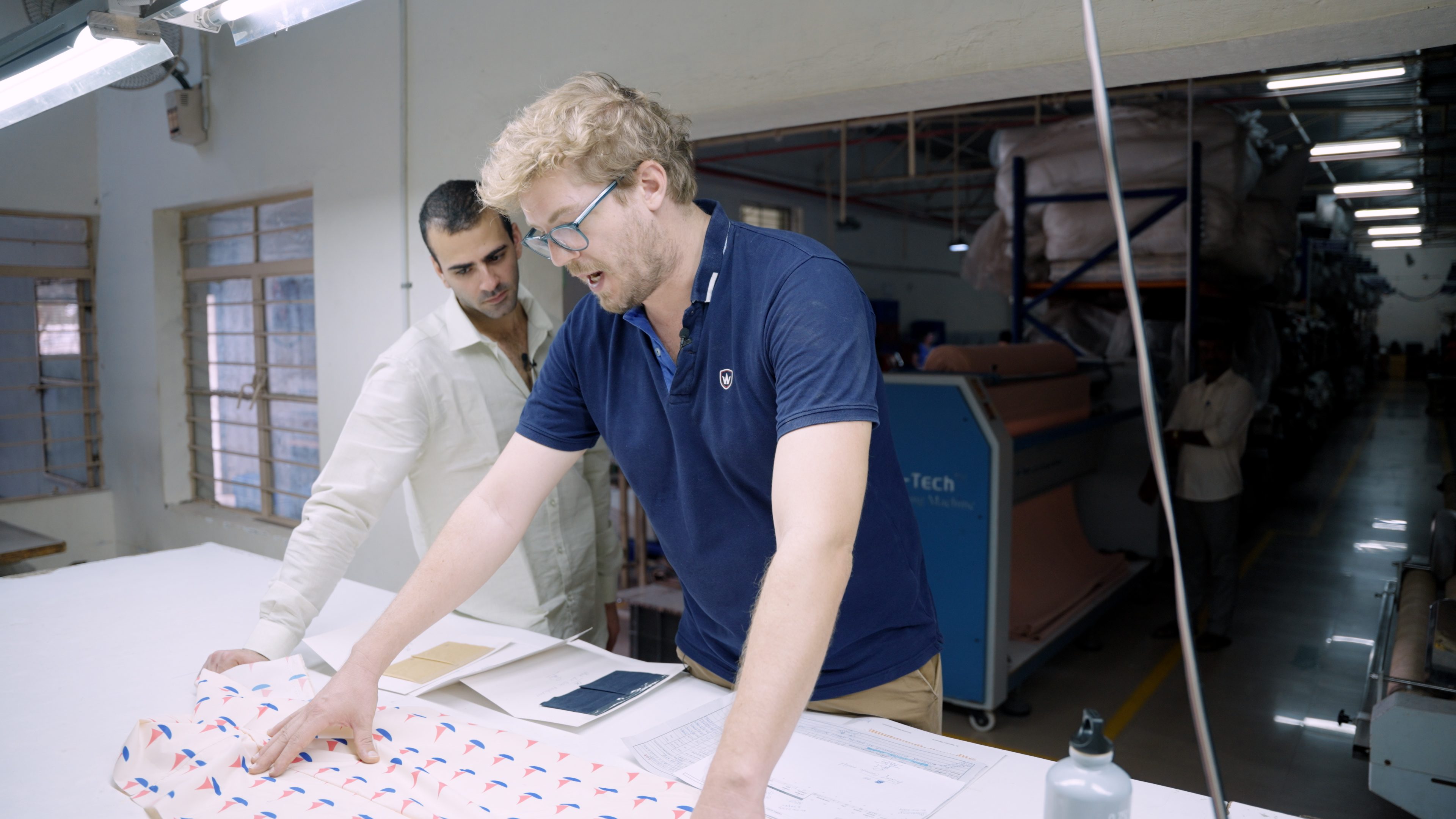 With Erwann at Birdy Exports - Bangalore, India
